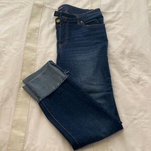 👖👖👖d.jeans dark wash skinny cropped Size 6